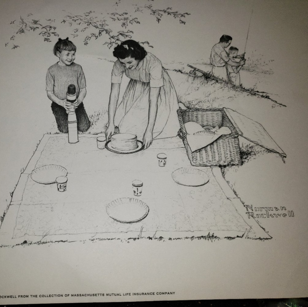 Norman Rockwell drawing